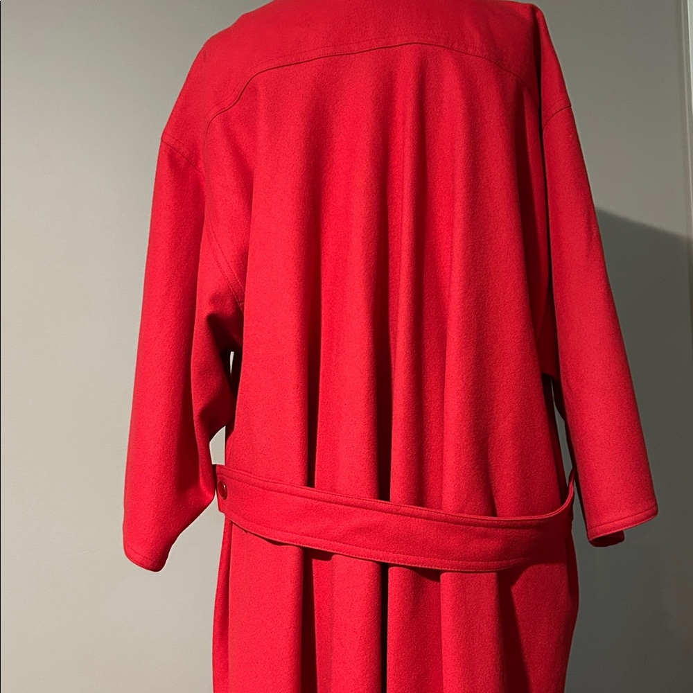 Weekend Red Button-Up Coat - Picture 6 of 9